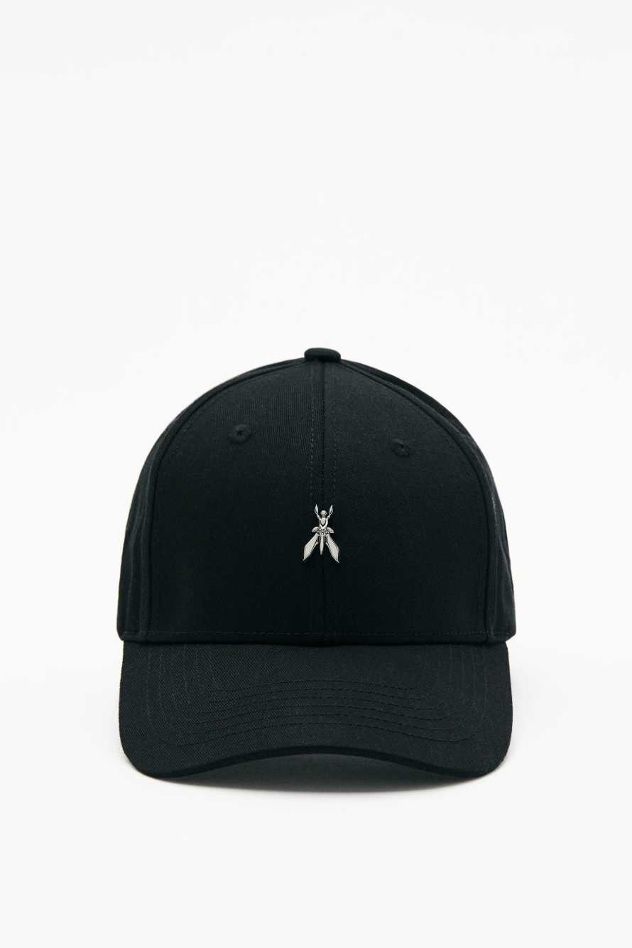 Бейсболка с логотипом Fly, Черный, Patrizia Pepe