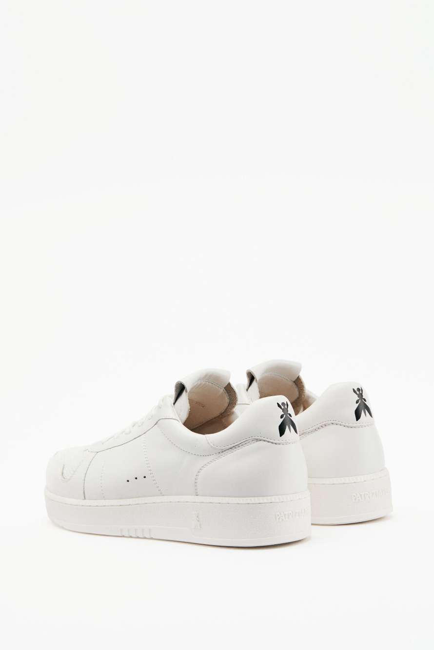 Leather sneakers, White, Patrizia Pepe