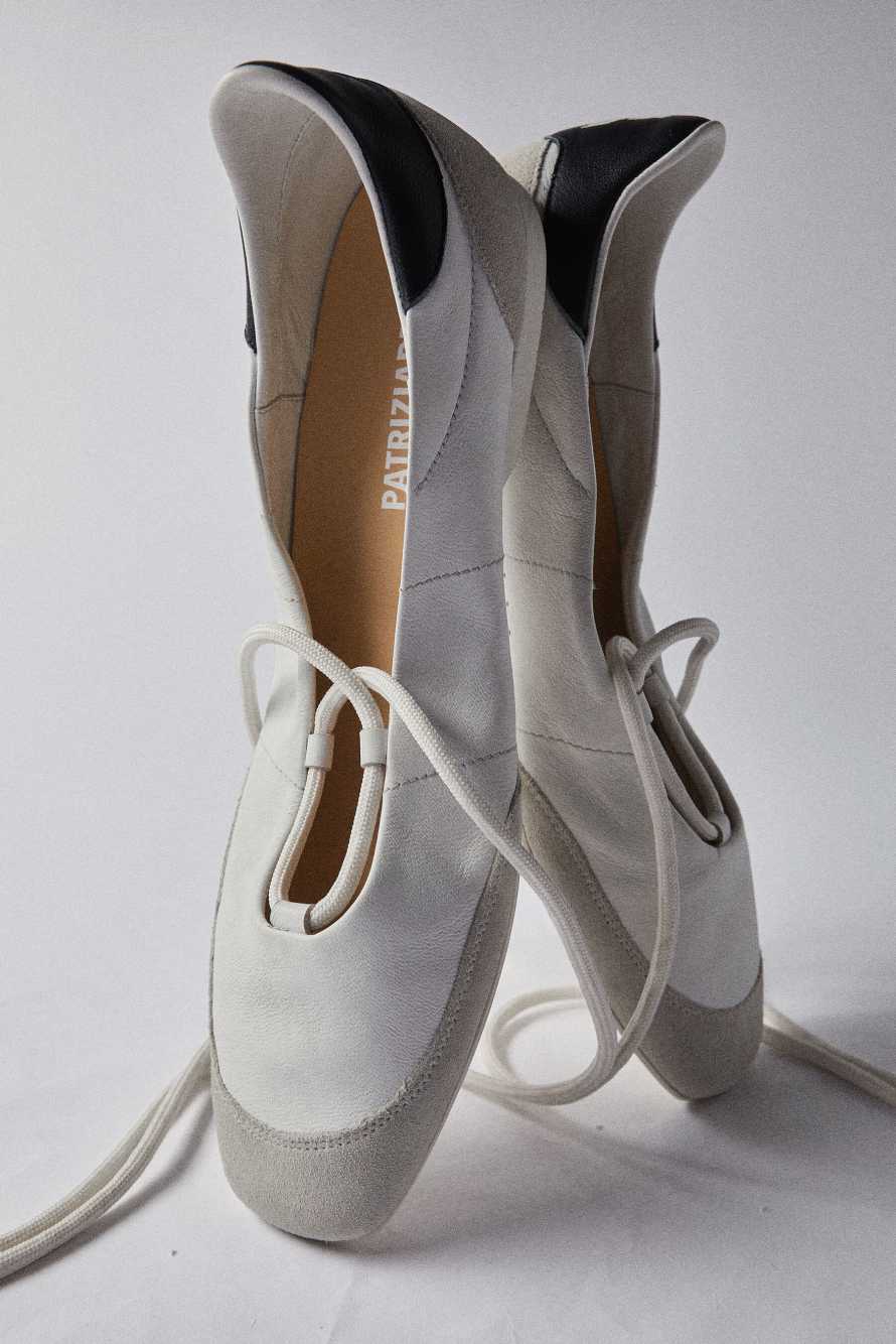 Туфли-балетки Dancing SKIN, Белый, Patrizia Pepe