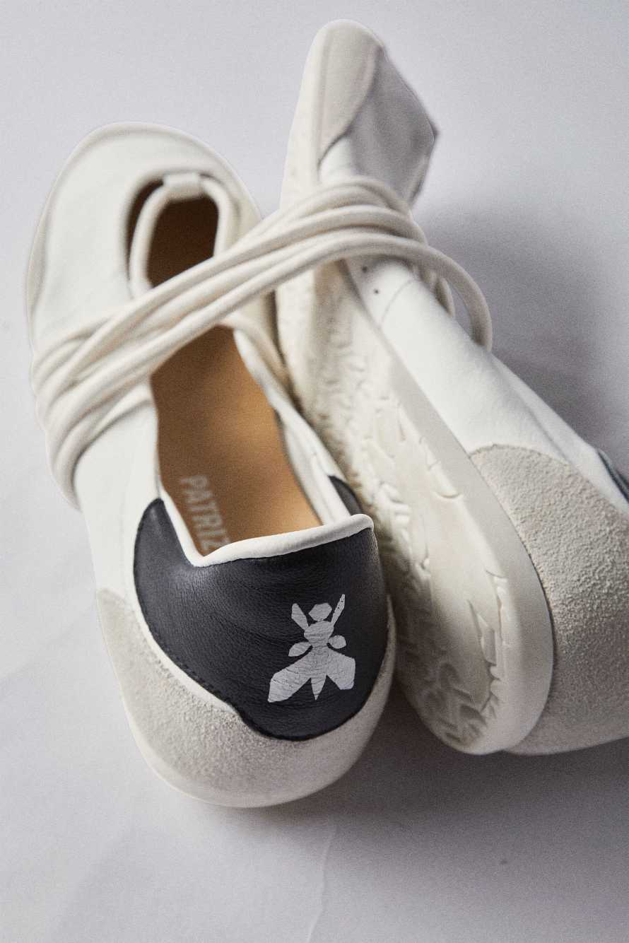 Туфли-балетки Dancing SKIN, Белый, Patrizia Pepe