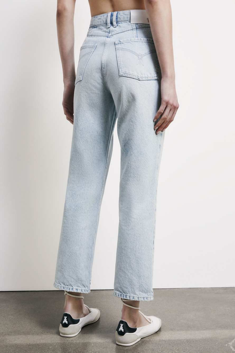 High waist cigarette jeans, Blue, Patrizia Pepe