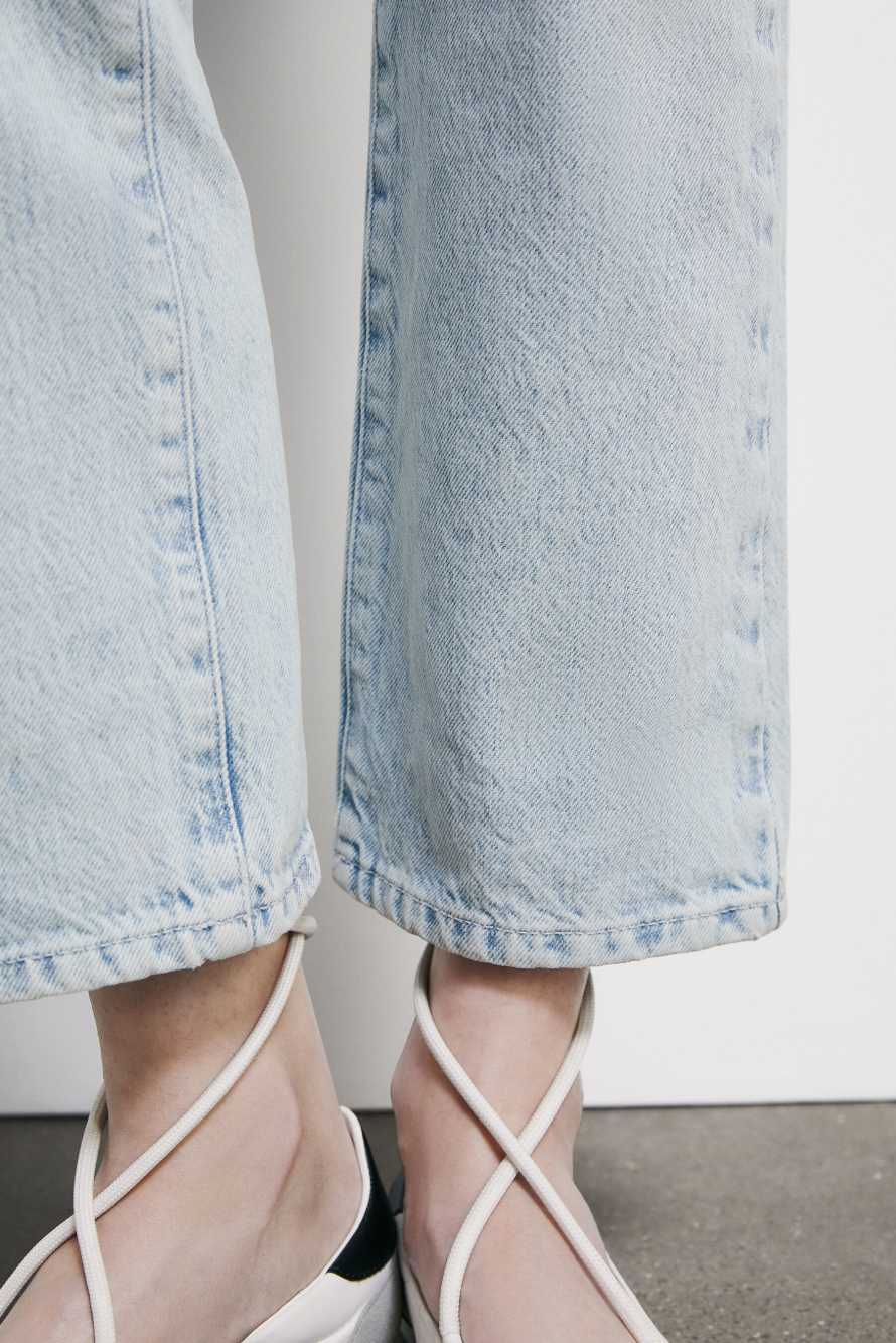 High waist cigarette jeans, Blue, Patrizia Pepe