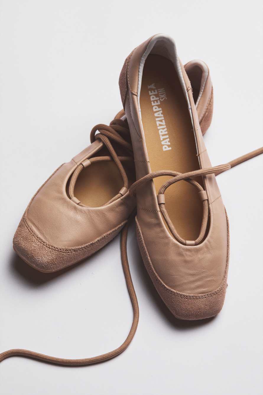 Dancing SKIN flats, Beige, Patrizia Pepe