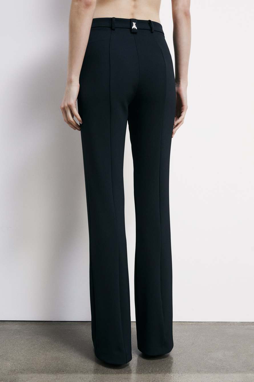 Flare pants with pockets, Black, Patrizia Pepe