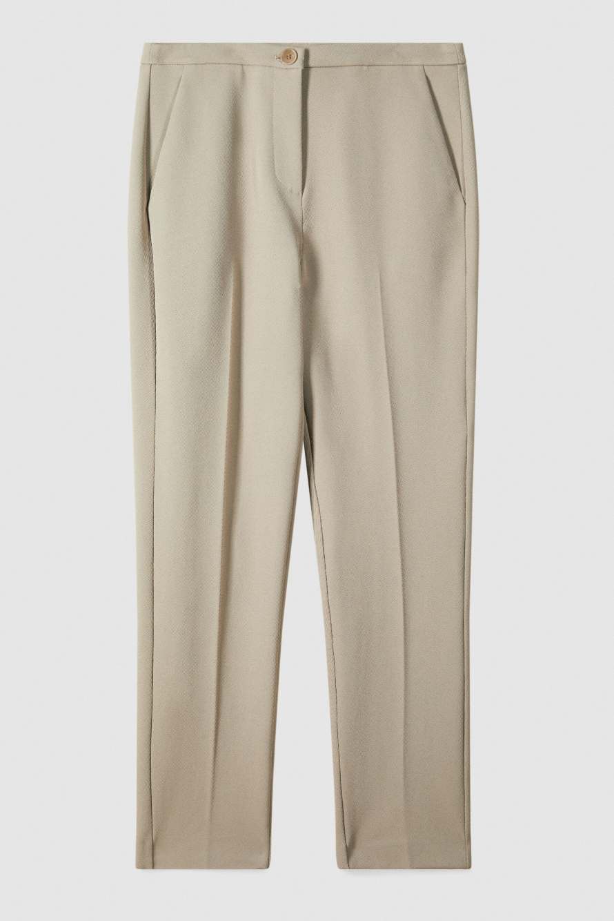 Zigaretthose aus Baumwolle, Beige, Patrizia Pepe