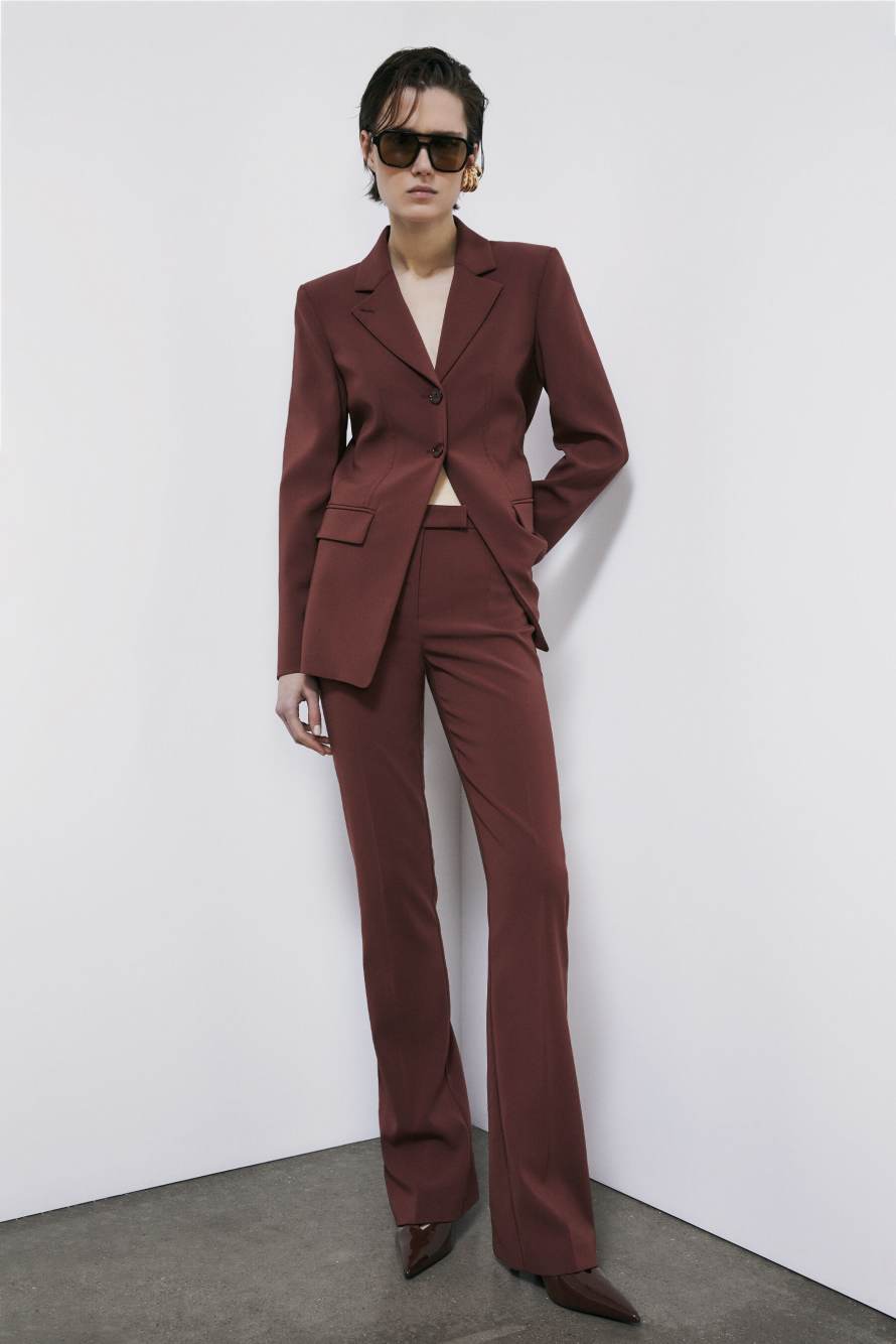 Кожаные слингбэк на высоком каблуке, Kоричневый, Patrizia Pepe