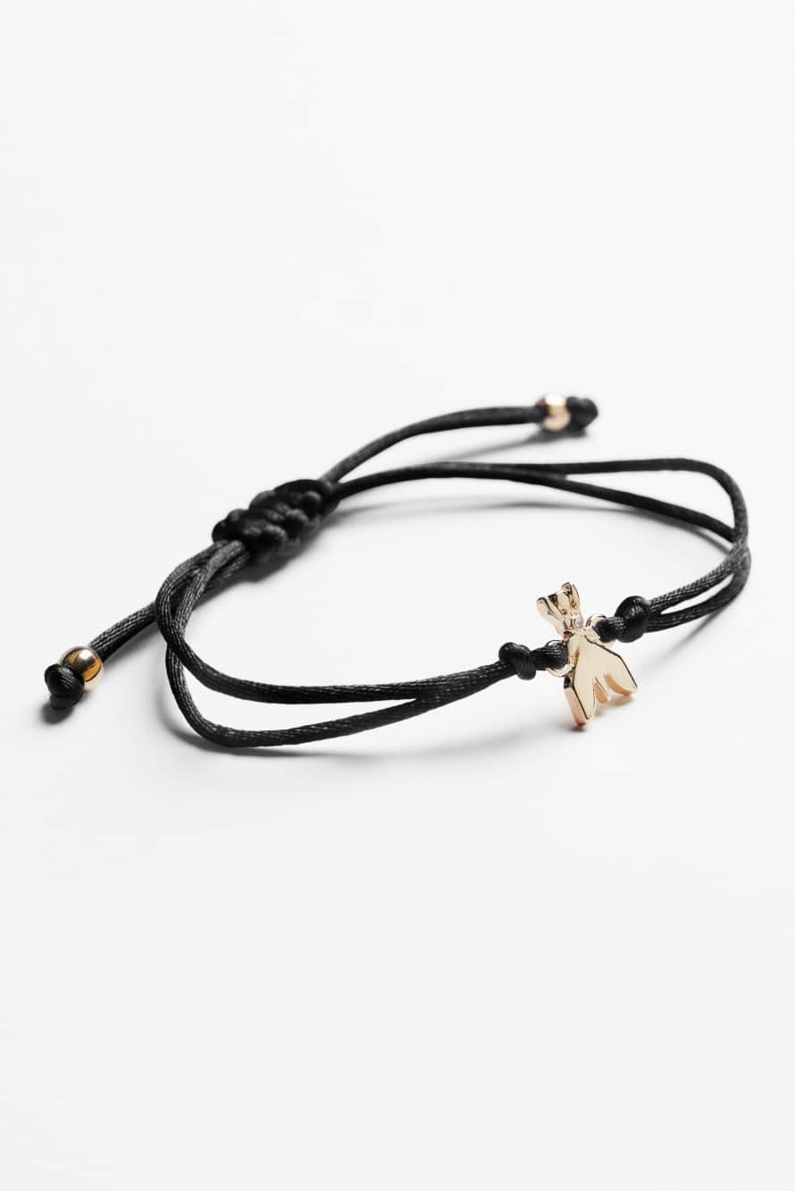 Lucky Fly Bracelet, Black, Patrizia Pepe