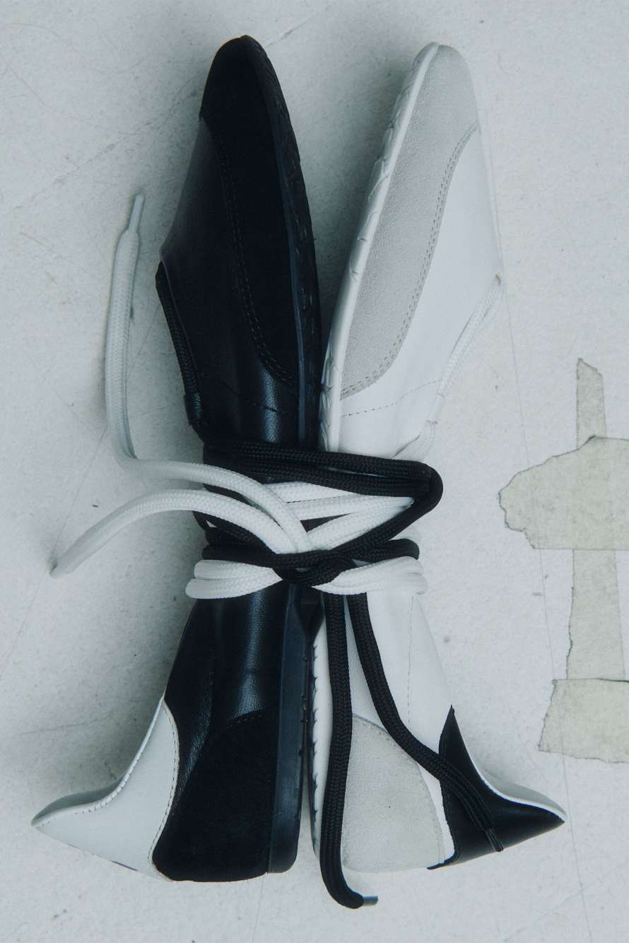 Dancing SKIN flats, Black, Patrizia Pepe