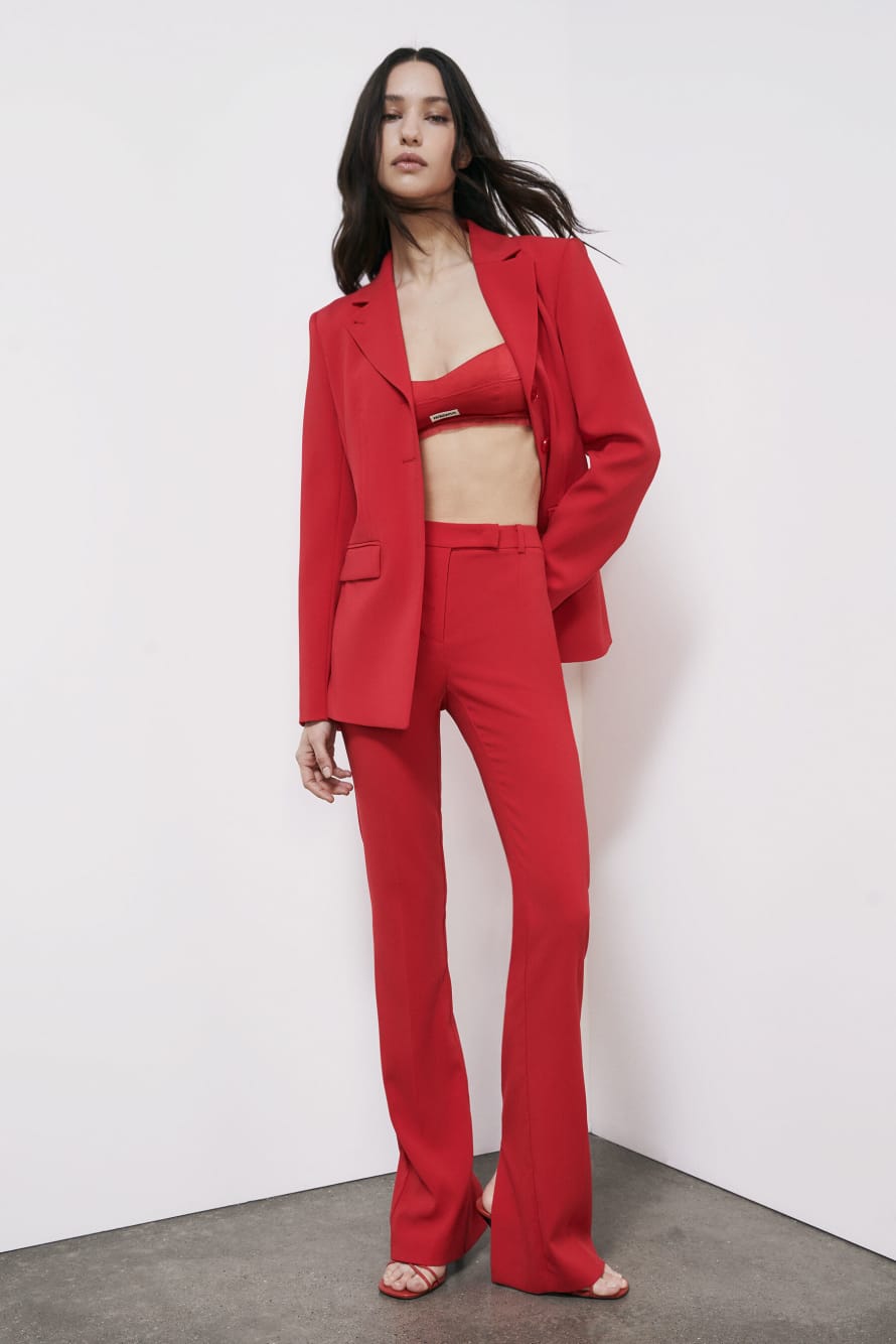 Silk bra, Red, Patrizia Pepe