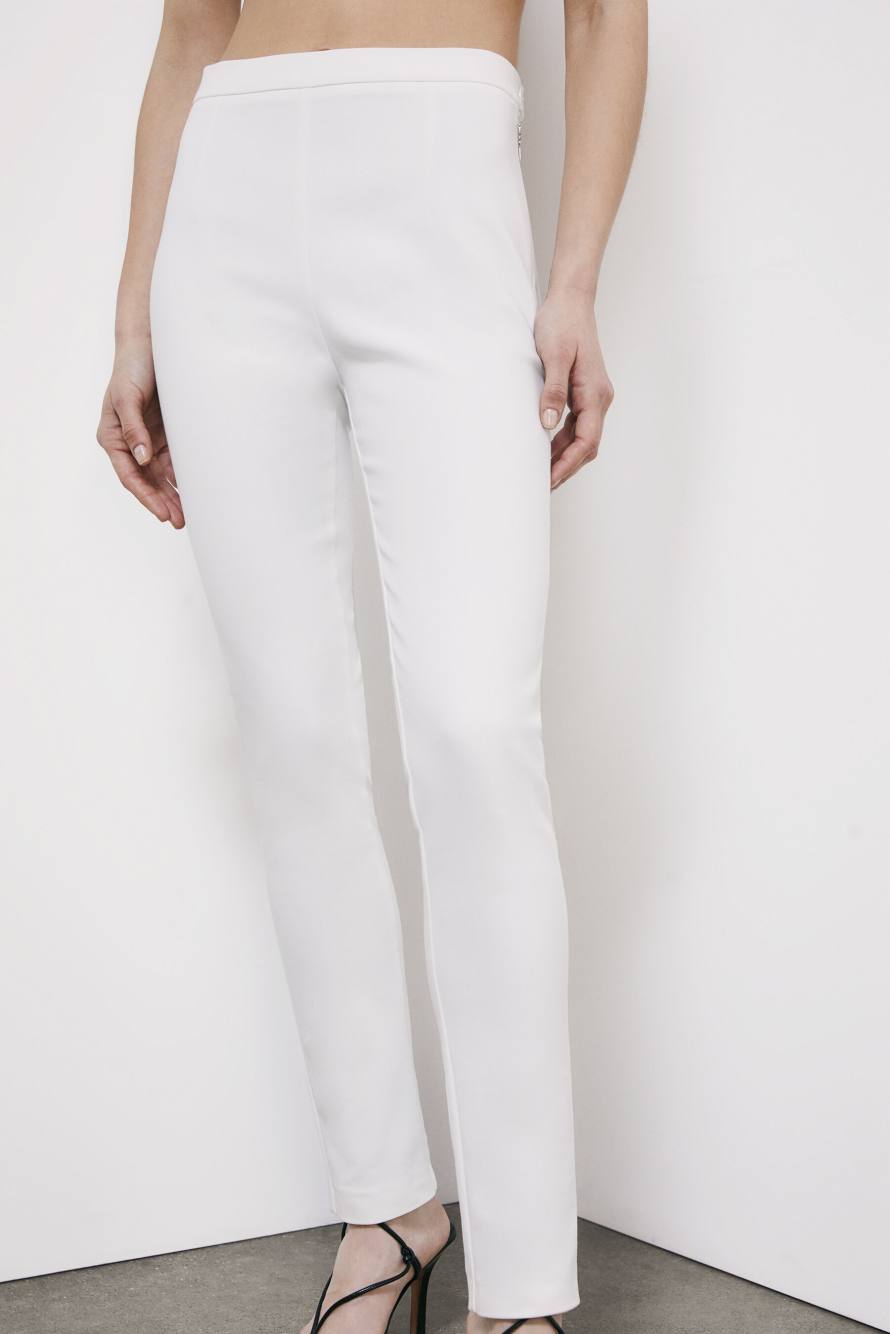Slim pants, White, Patrizia Pepe