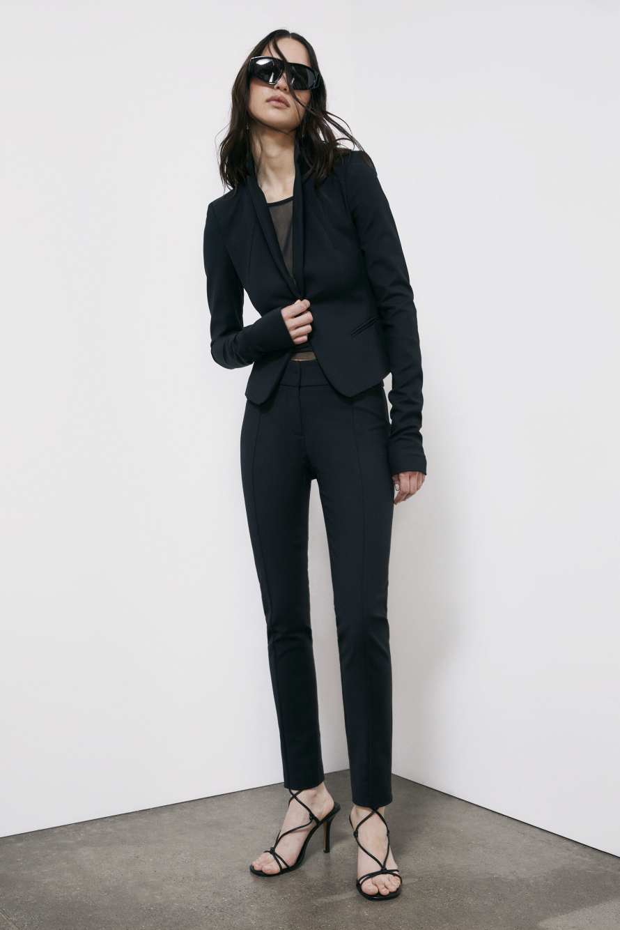 Slim pants, Black, Patrizia Pepe