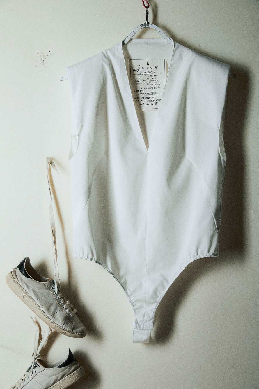 The Popeline Body, Bianco, Patrizia Pepe