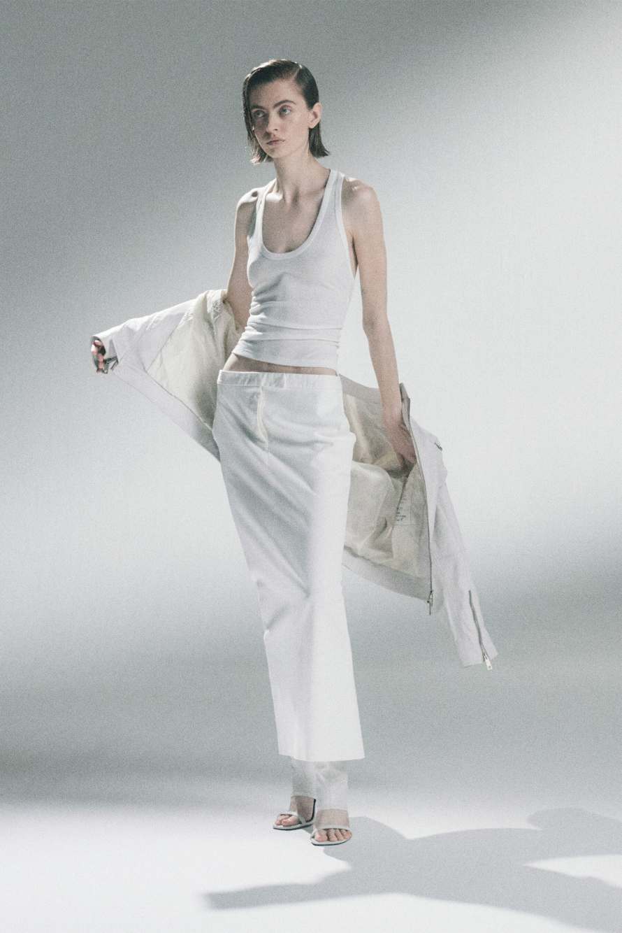 The Pencil Skirt, White, Patrizia Pepe