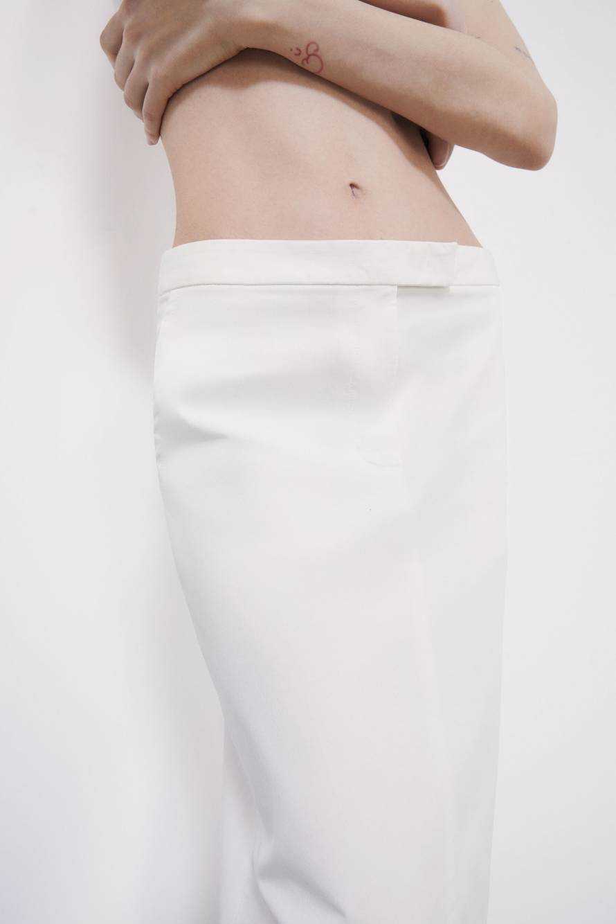 The Pencil Skirt, White, Patrizia Pepe