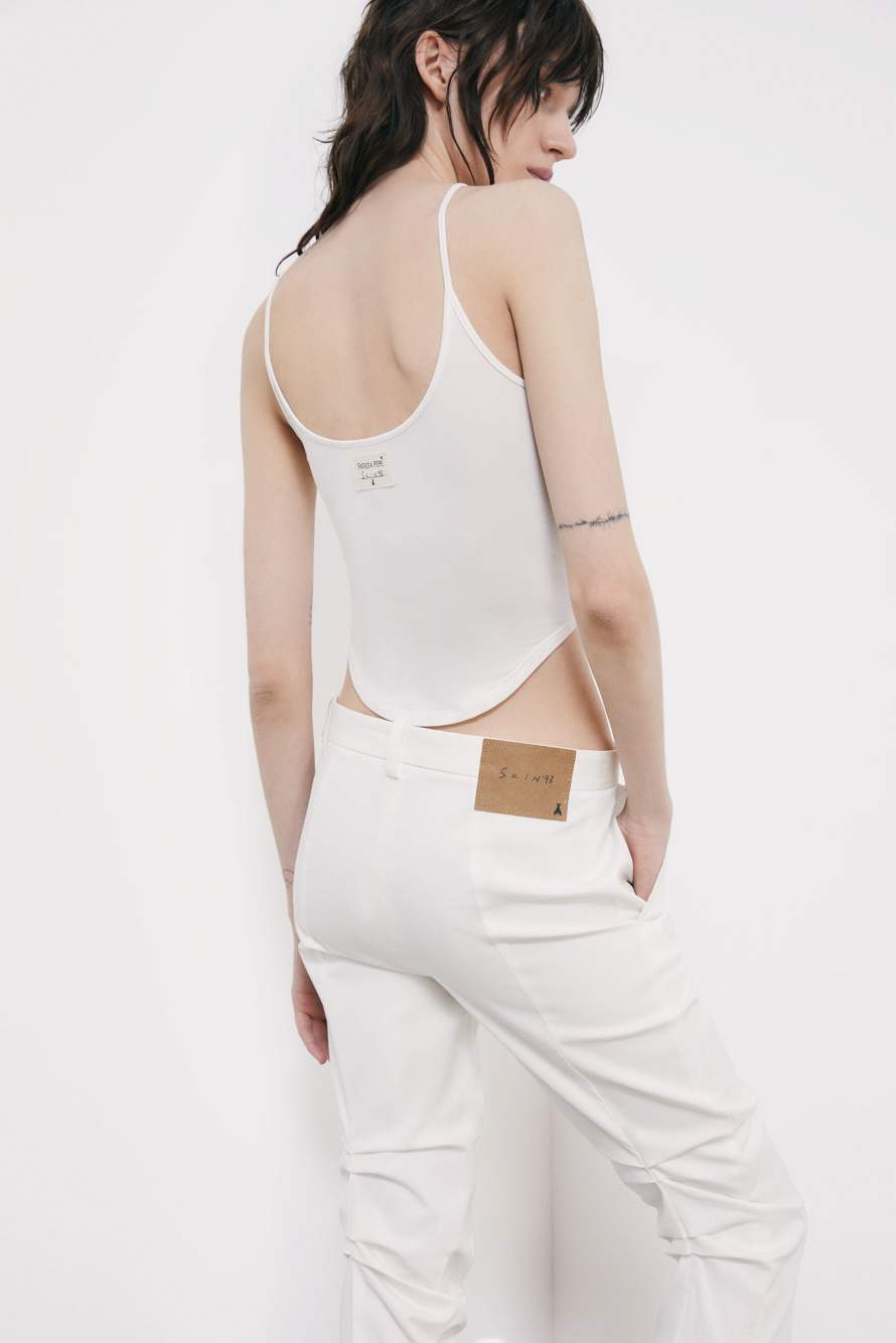 The Sexy Tanktop, Bianco, Patrizia Pepe