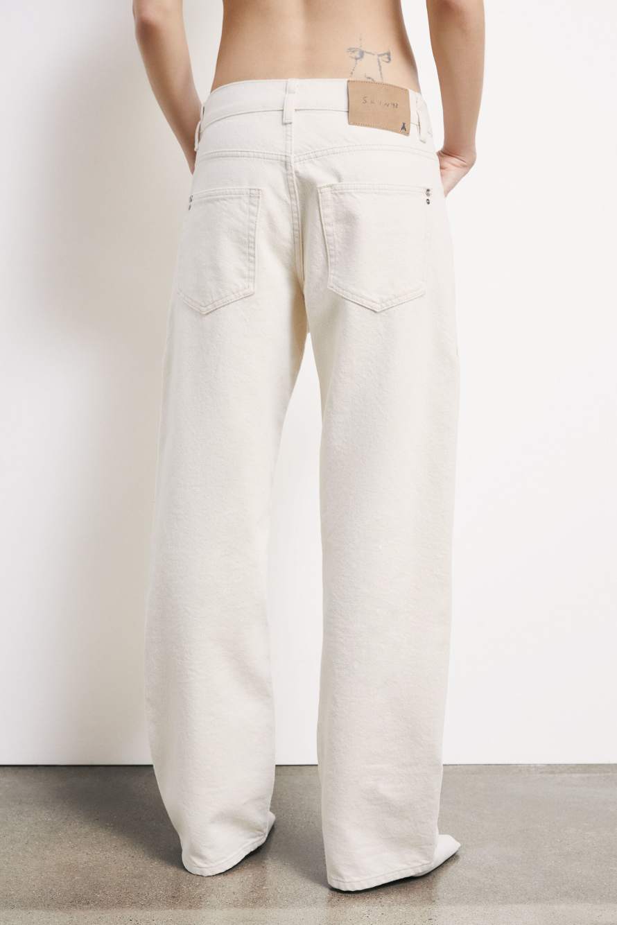 The Relaxed 5-Pocket Jeans, Beige, Patrizia Pepe