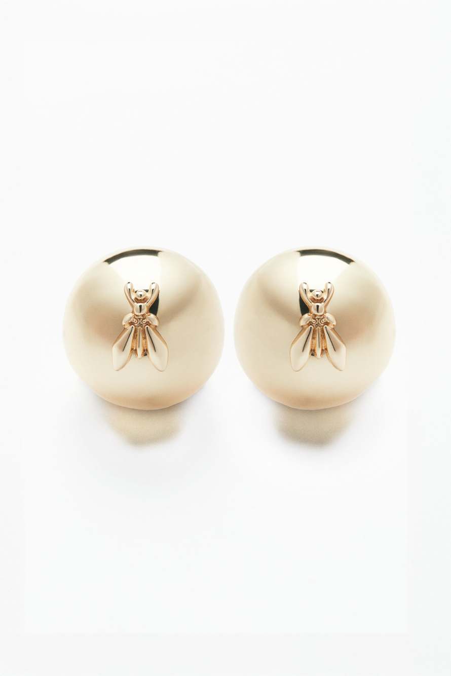 Серьги Sphere, Золотистый, Patrizia Pepe