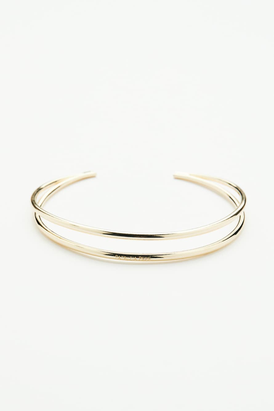 Light Circle Choker, Gold, Patrizia Pepe