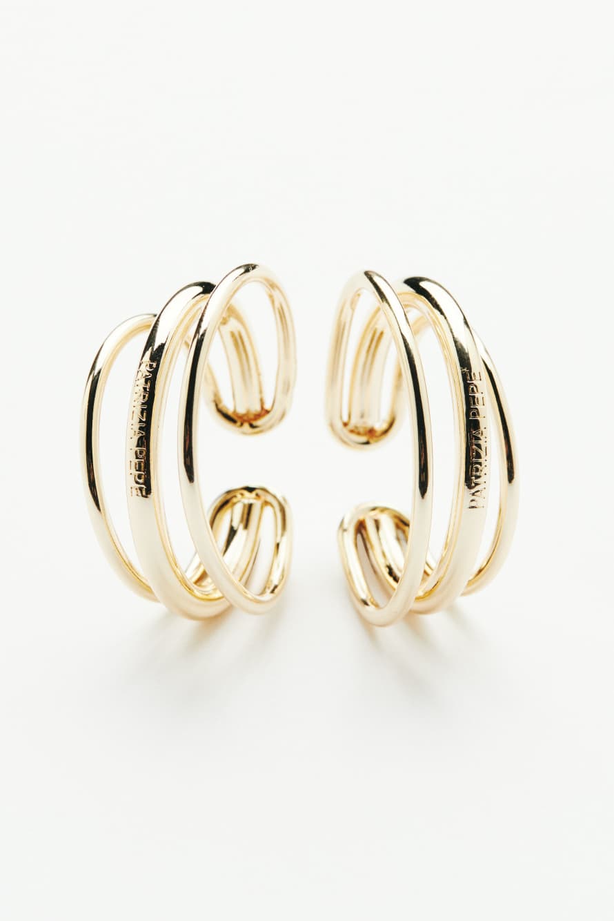 Light Circle Earcuff, Gold, Patrizia Pepe