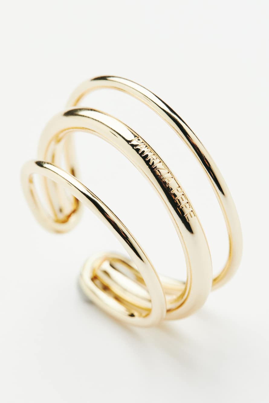 Light Circle Earcuff, Gold, Patrizia Pepe