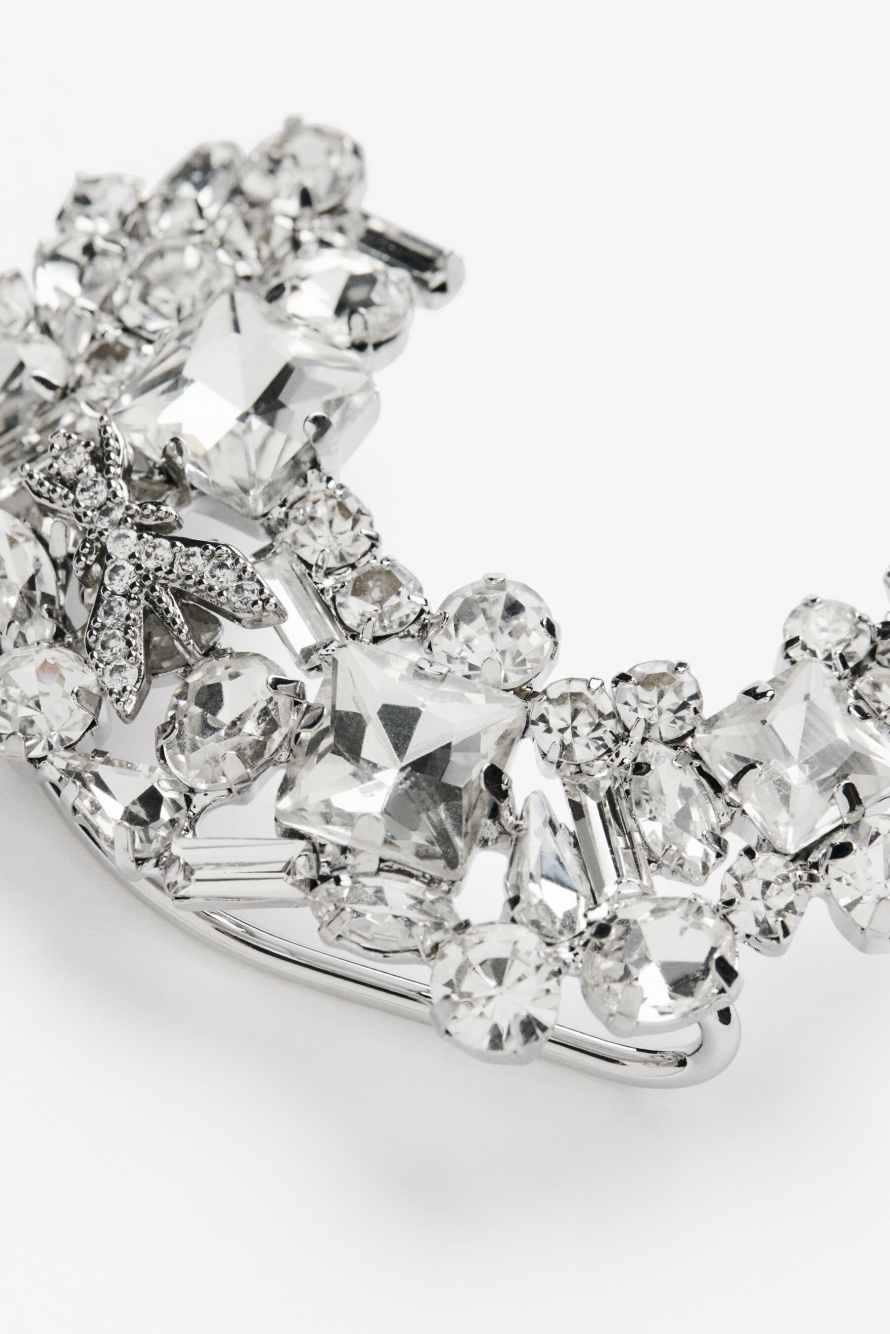 Diamond Cut ear cuff, Silver, Patrizia Pepe