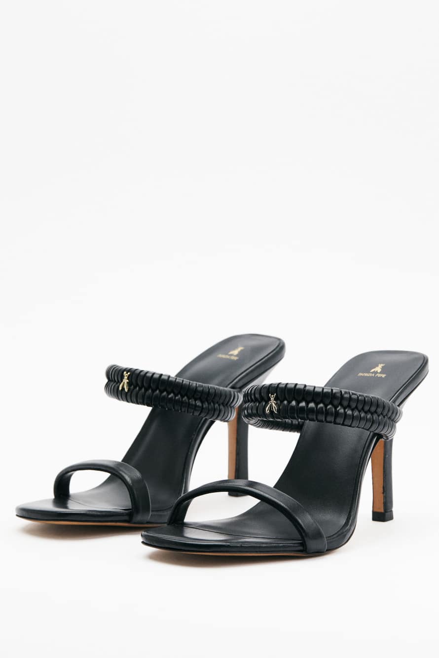 Сандалии на каблуке Summer Essential Fly, Черный, Patrizia Pepe