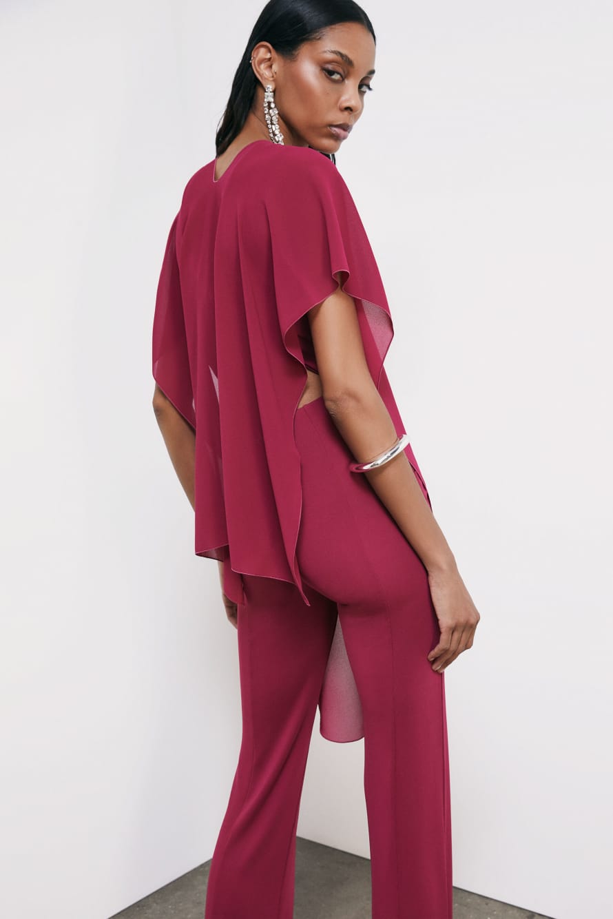 Elegant scarf stole, Red, Patrizia Pepe