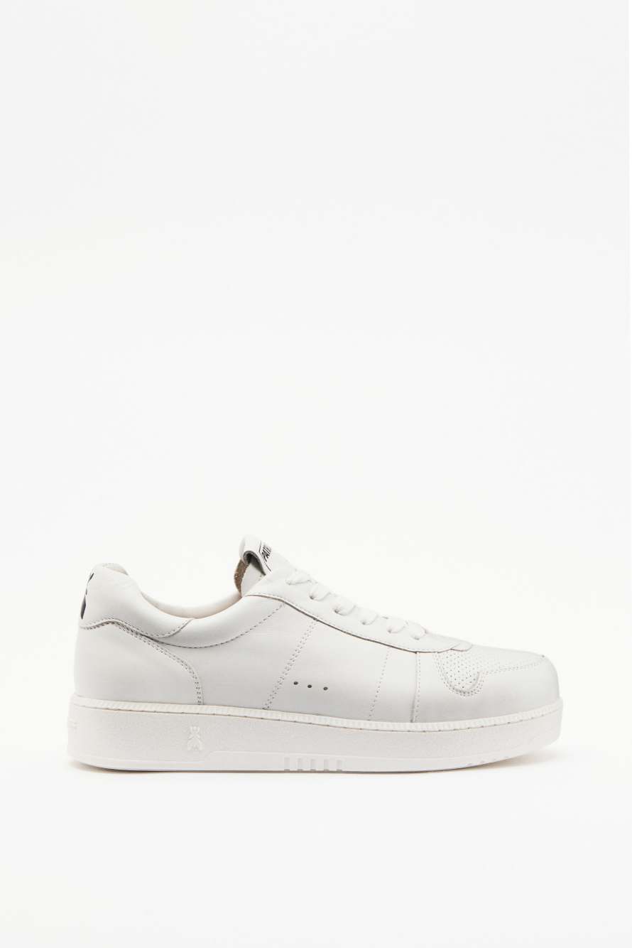 Leather sneakers, White, Patrizia Pepe