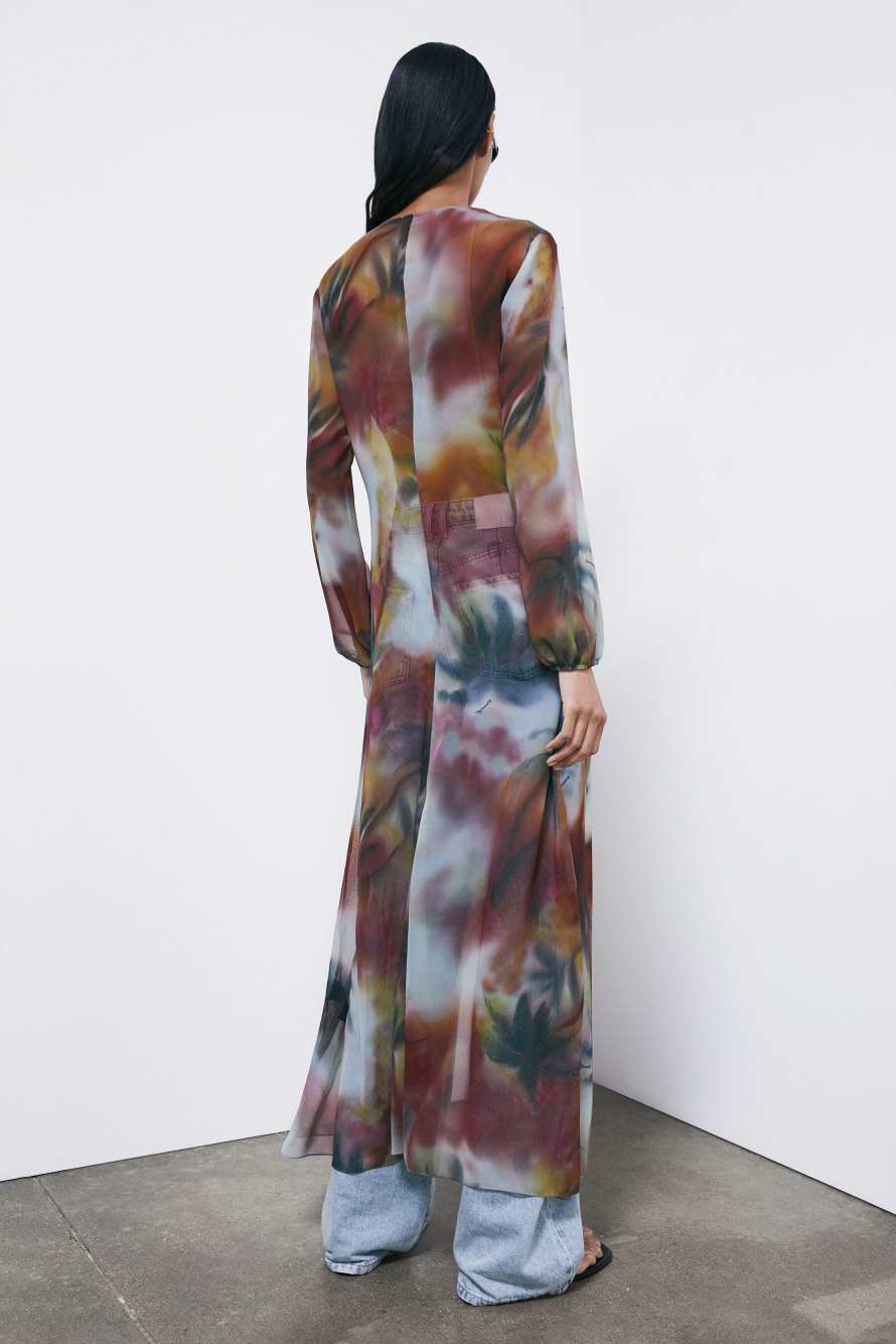 Long shirt Beach Capsule, Abstract Fantasy, Patrizia Pepe