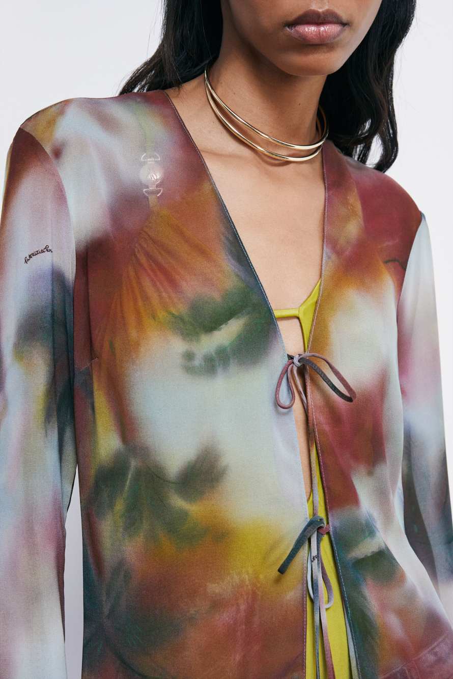 Long shirt Beach Capsule, Abstract Fantasy, Patrizia Pepe