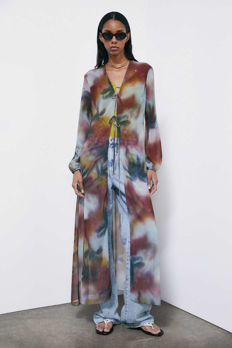 Long shirt Beach Capsule, Abstract Fantasy, Patrizia Pepe