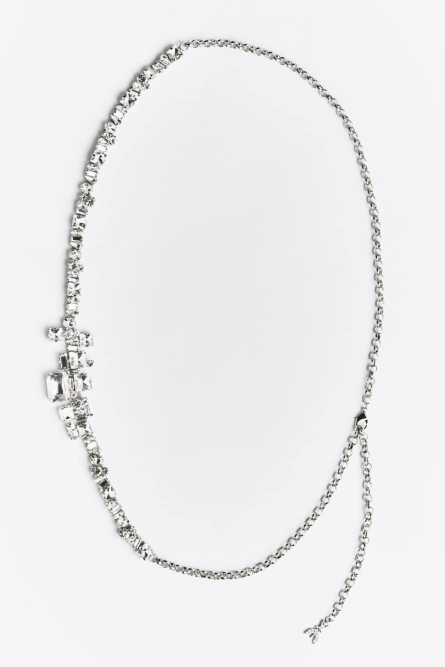 Ceinture Diamond Cut, Argent, Patrizia Pepe