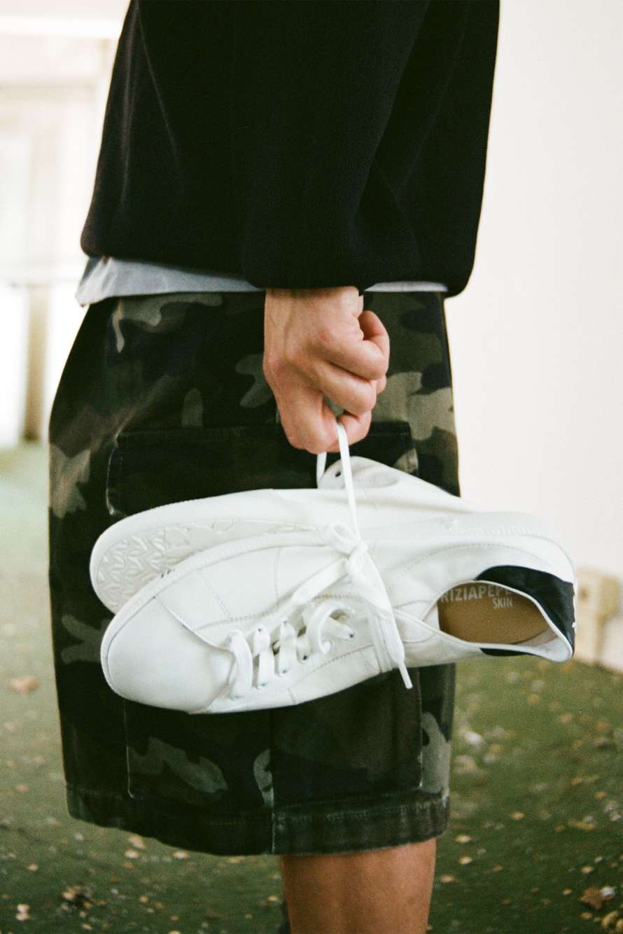 SKIN Sneakers '93 de napa, Blanco