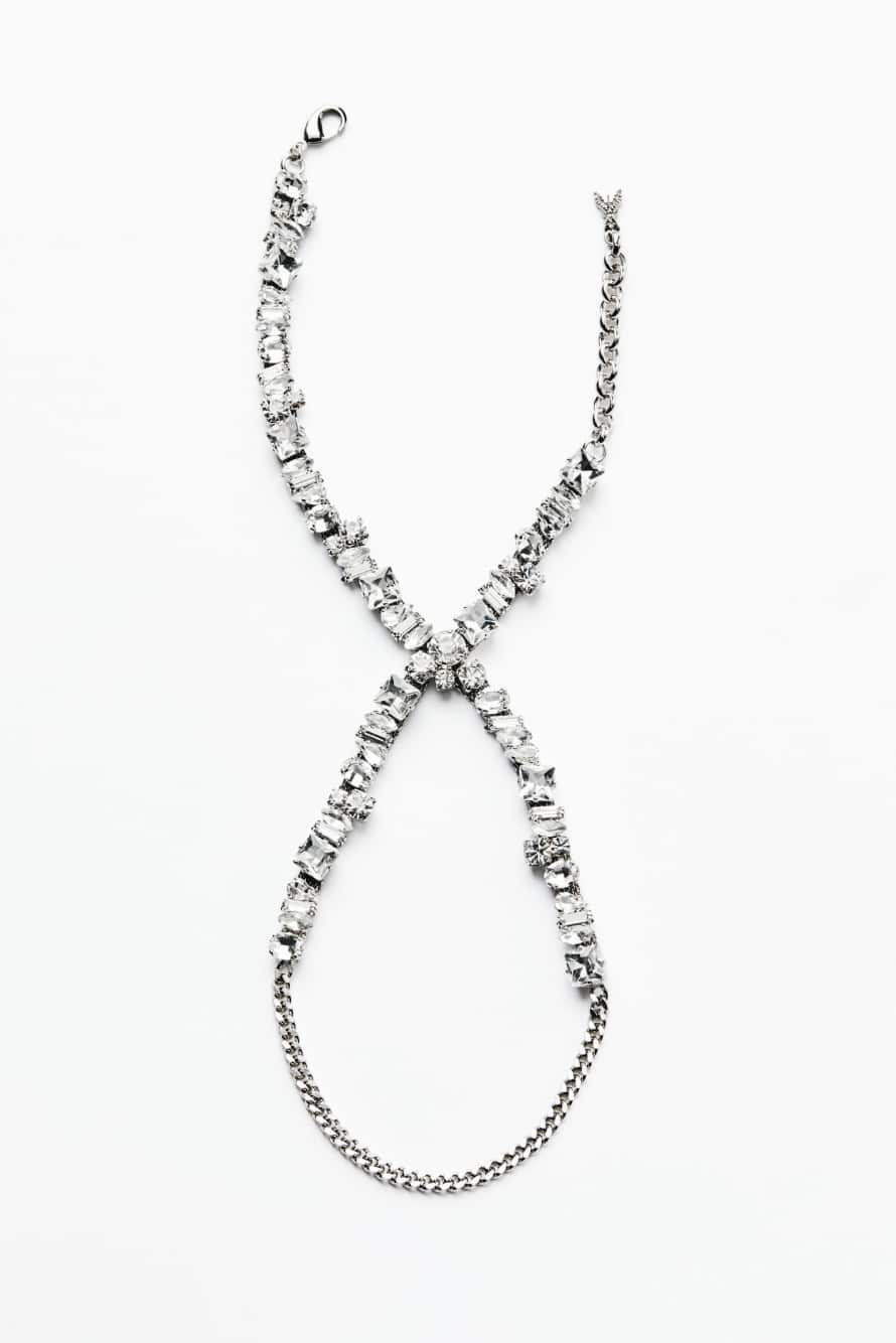 Diamond Cut anklet, Silver, Patrizia Pepe