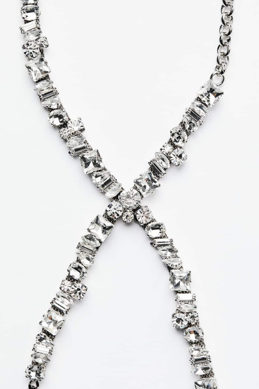 Diamond Cut anklet, Silver, Patrizia Pepe