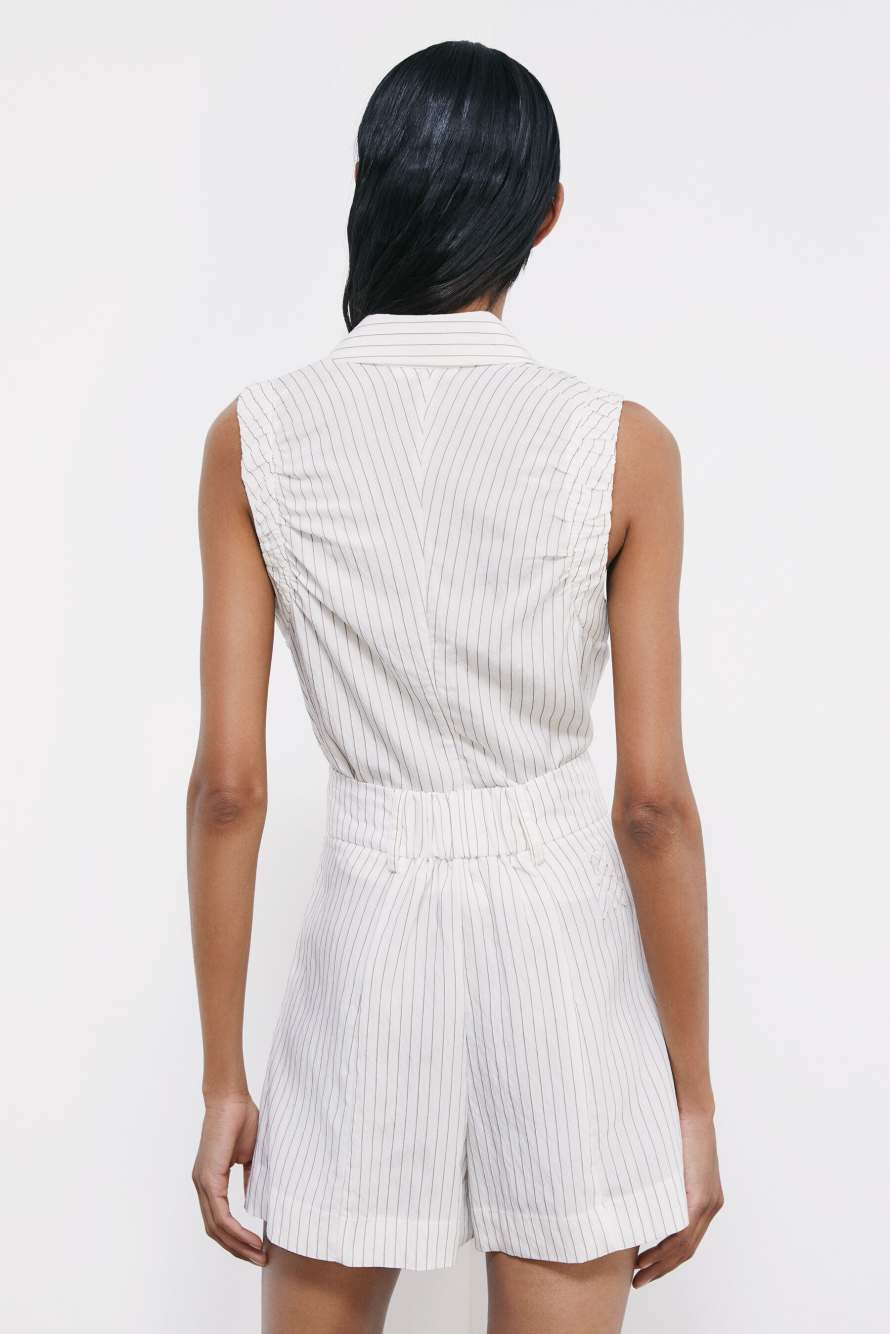 Sleeveless striped shirt, Stripes, Patrizia Pepe