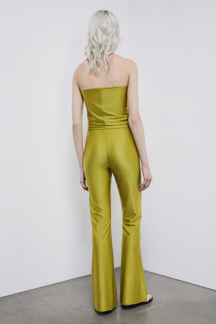 Mono slim de jersey, Verde