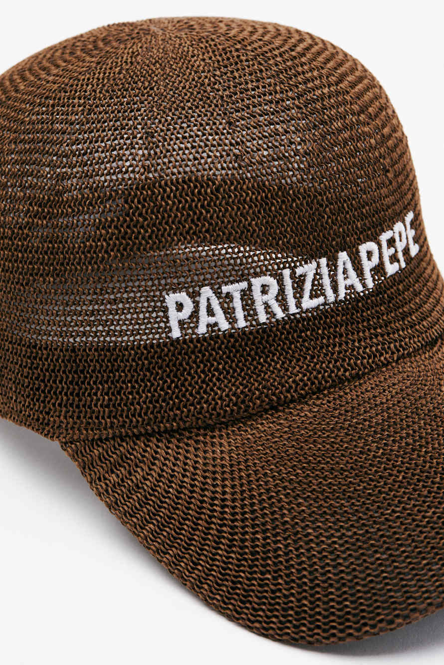 Baseball Cap, Brown, Patrizia Pepe