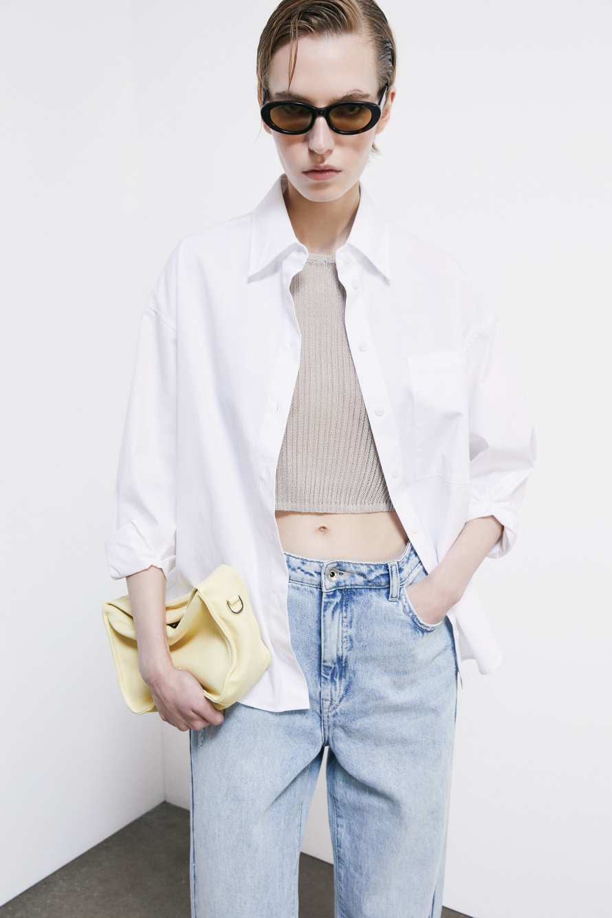 Leichtes Strick-Top, Ivory, Patrizia Pepe