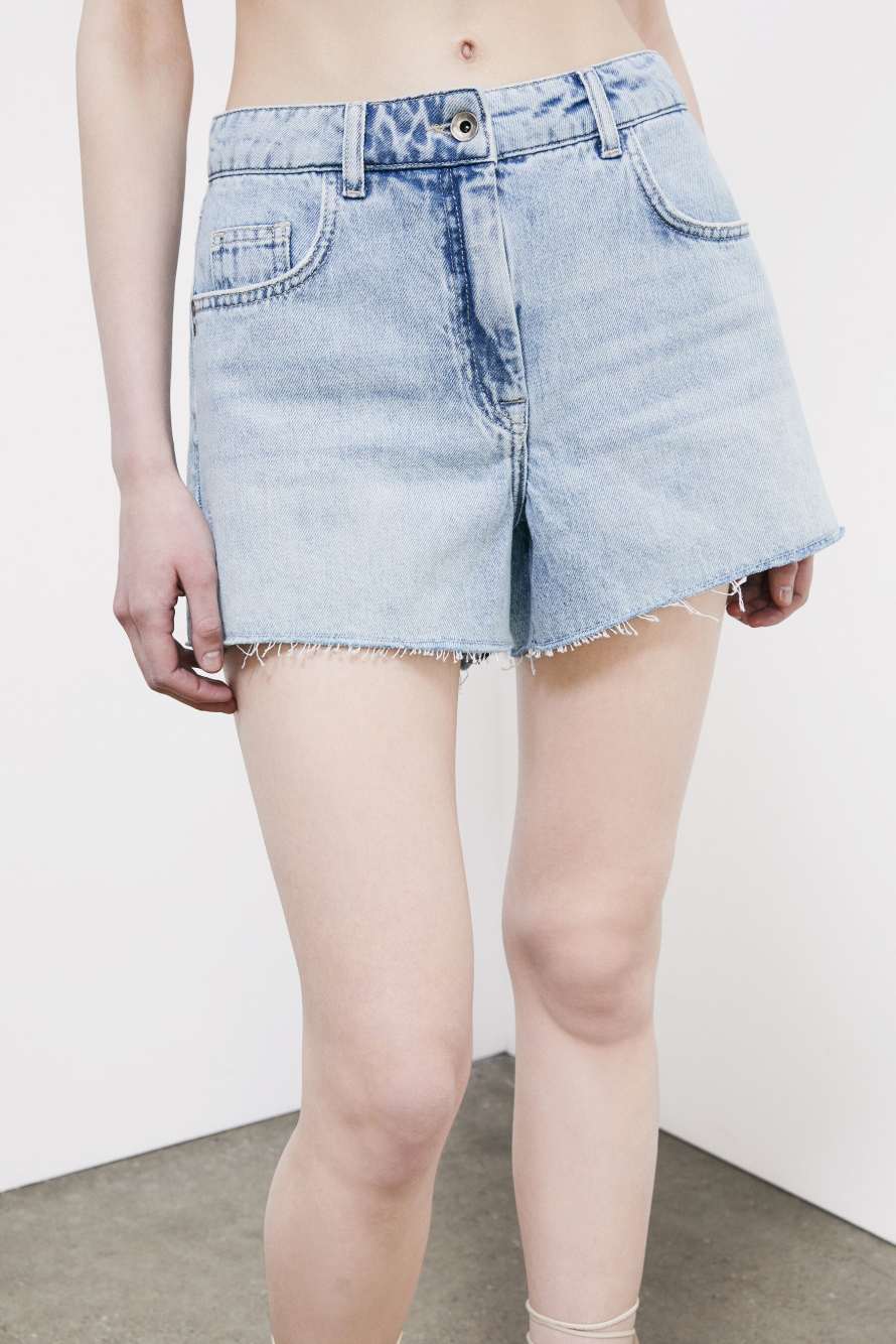 Short en jean, Bleu Ciel, Patrizia Pepe