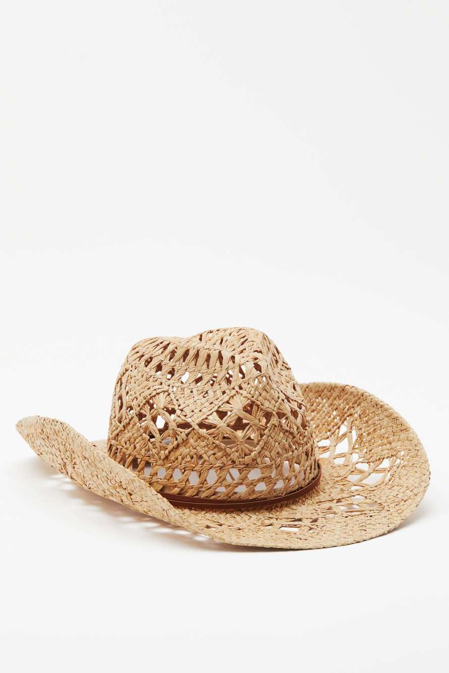 Cowboy hat, Beige, Patrizia Pepe
