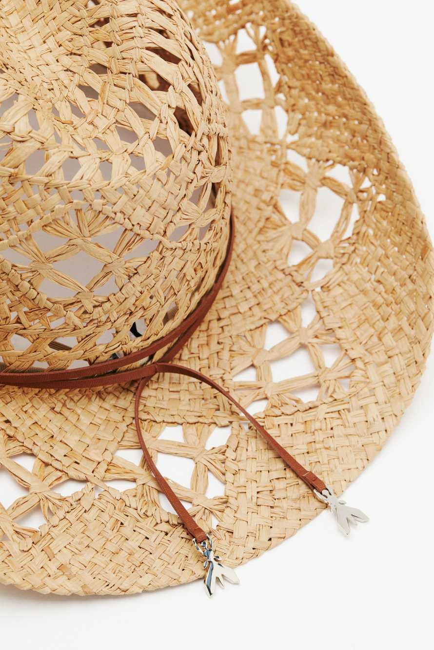 Cowboy hat, Beige, Patrizia Pepe