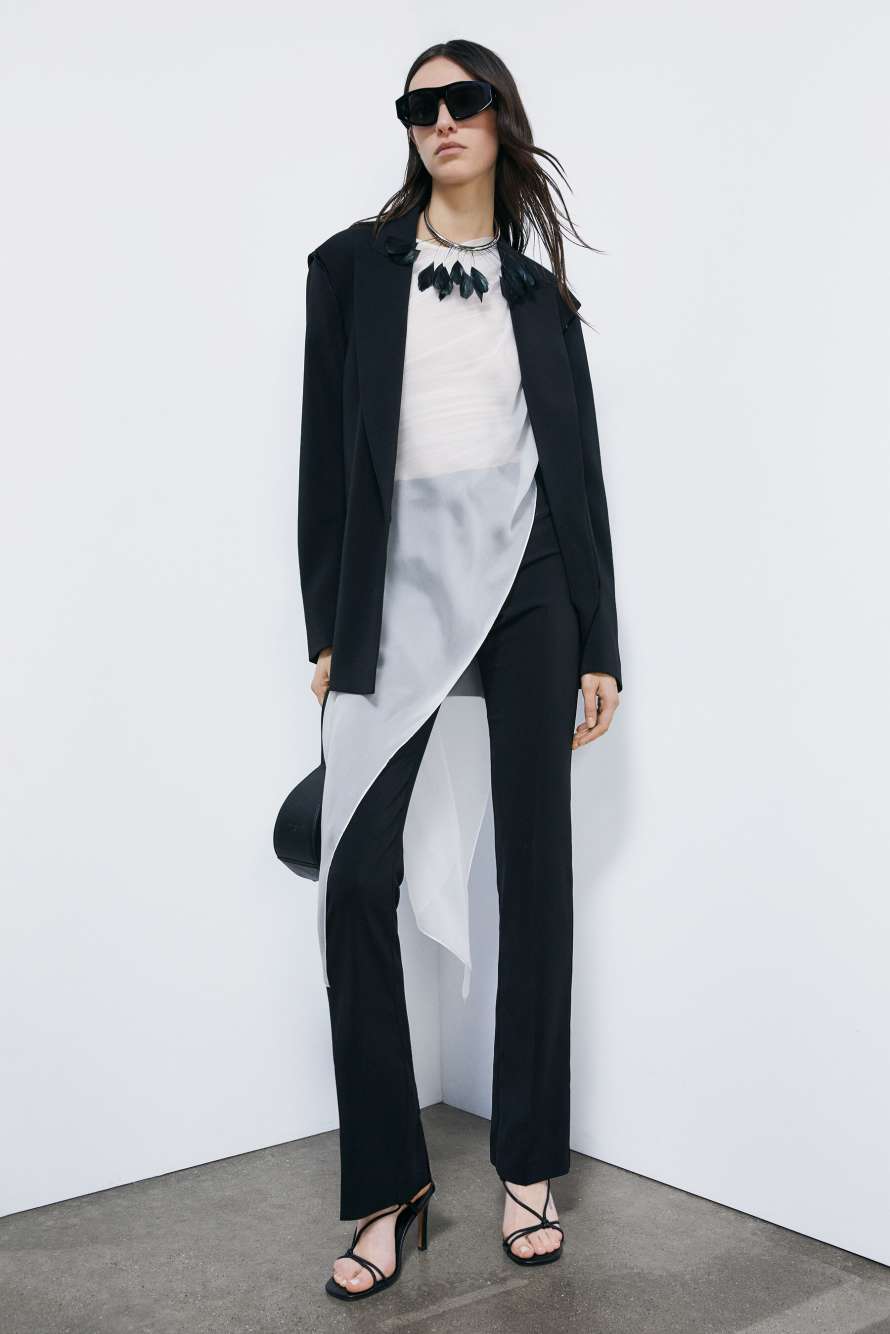 Seidentop mit Drapierungen, Wei&szlig;, Patrizia Pepe