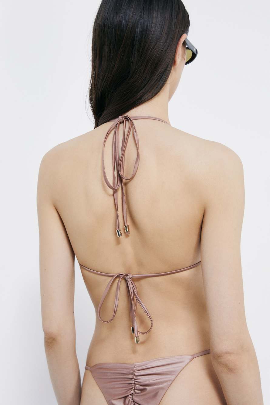 Triangle bikini top, Pink, Patrizia Pepe