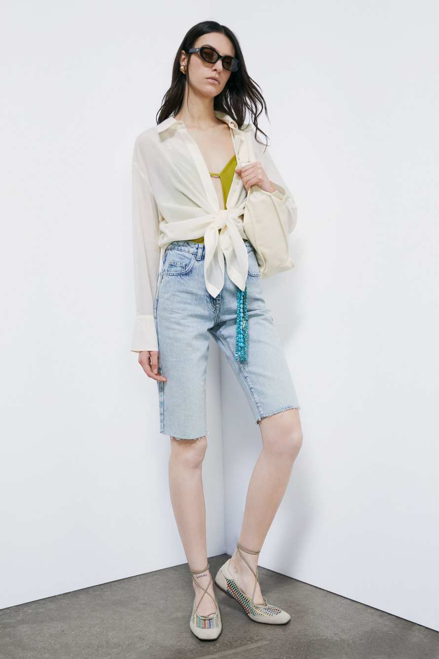 Dancing SKIN ballerinas in raffia, Multicolor, Patrizia Pepe