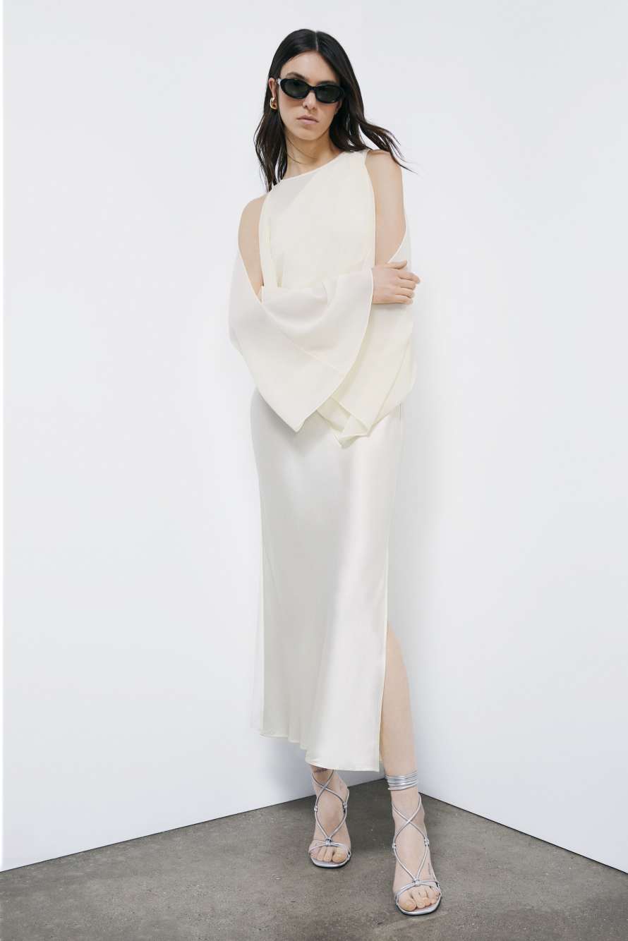 Сандалии с перекрёстными ремешками New Square Laminated, Серебристый, Patrizia Pepe