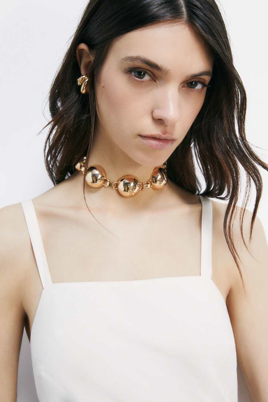 Fluid midi dress, White, Patrizia Pepe