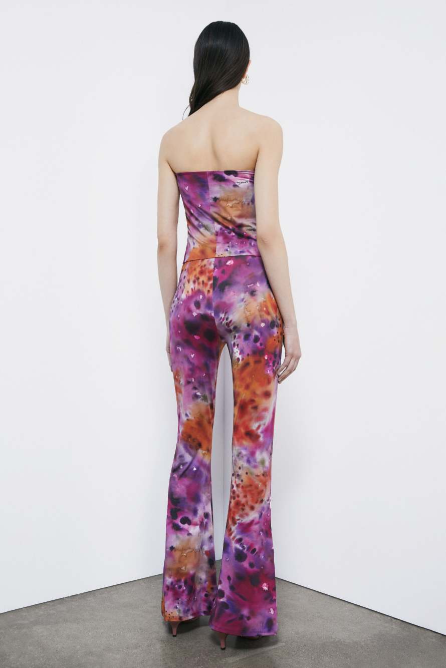 Slim jumpsuit with floral print, Abstract Fantasy, Patrizia Pepe