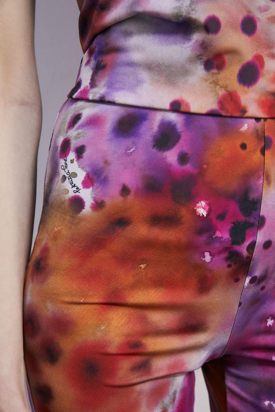 Slim jumpsuit with floral print, Abstract Fantasy, Patrizia Pepe