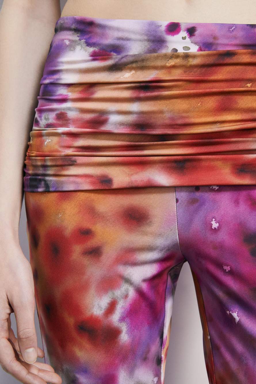 Slim jumpsuit with floral print, Abstract Fantasy, Patrizia Pepe